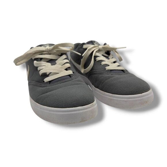 Nike Check Solarsoft Canvas SB Womens 9 Cool Grey 921463-011 Sneakers - Picture 2 of 9